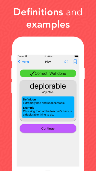 WordPal word detail screenshot